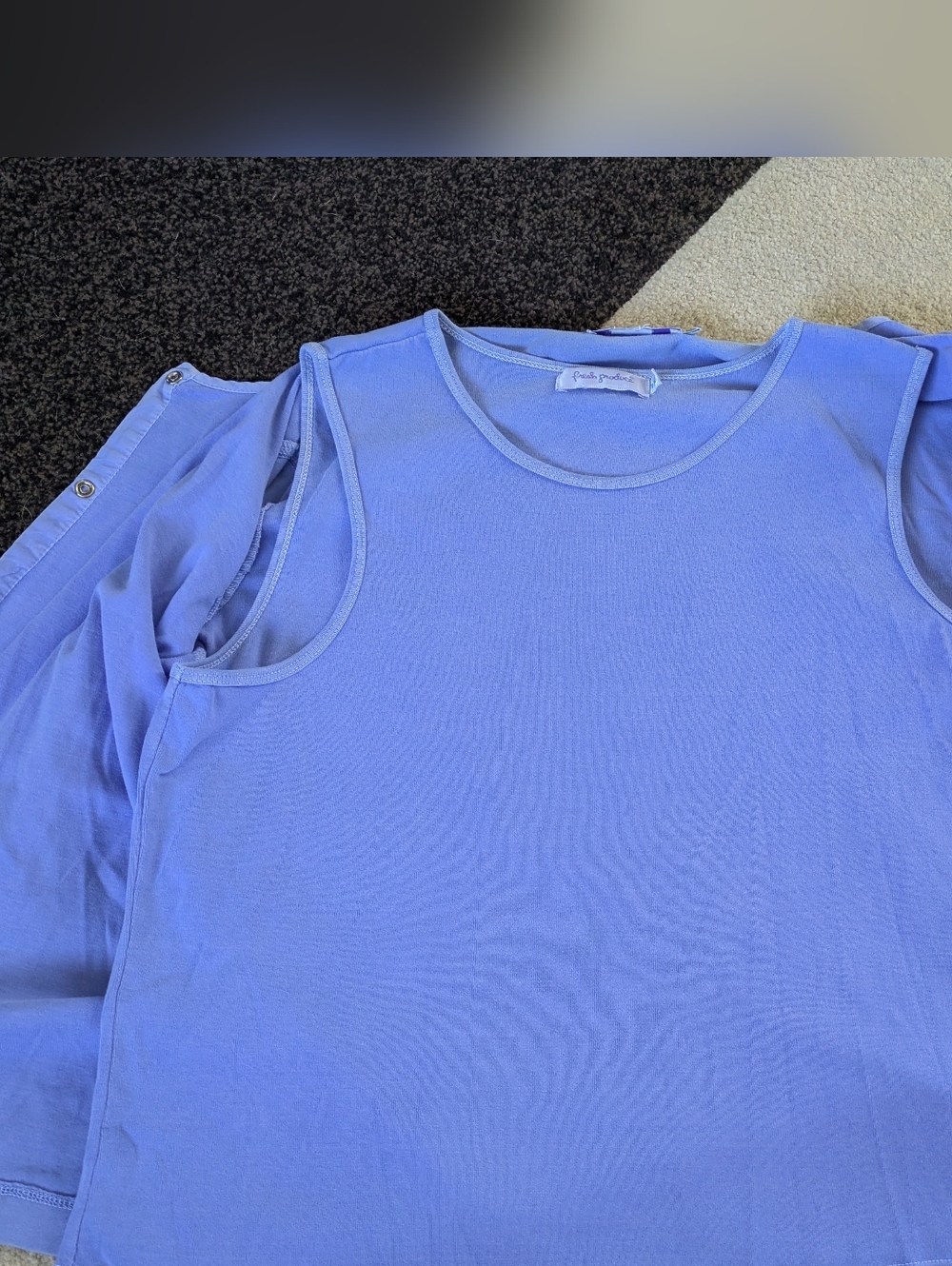 Purple 2-Piece Set Sleeveless Top & Cardigan - Picture 2 of 7